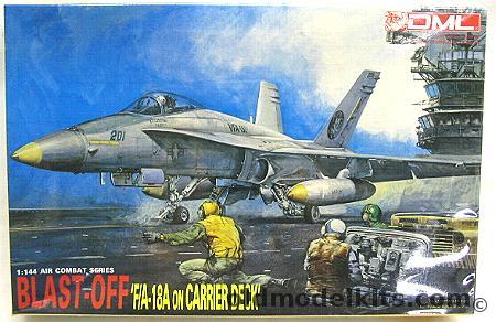 DML 1/144 Blast Off F/A-18A Hornet on Carrier Deck -  (F-18), 4003 plastic model kit